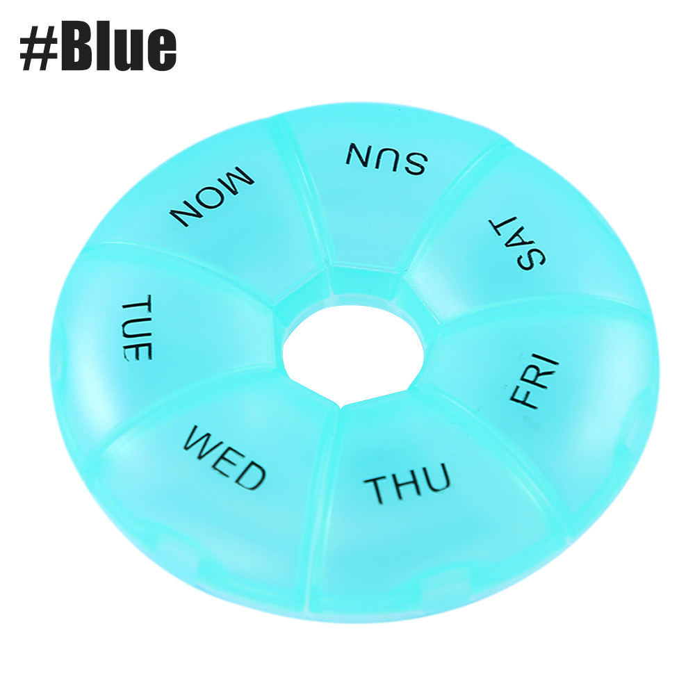 Food Storage Unit - Pill Box Compartments Portable Medication &