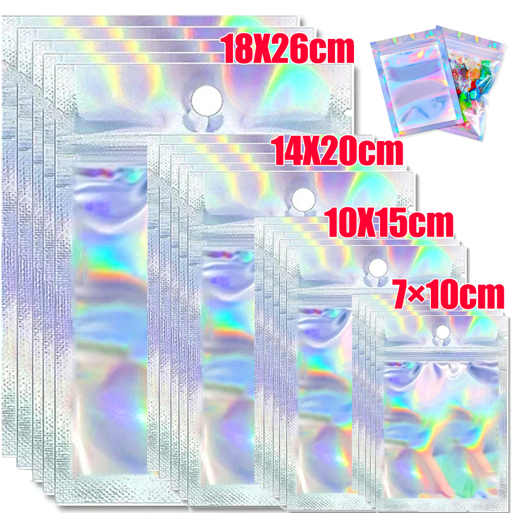 Food Storage With Lock - Resealable Laser Zip lock Bags Packaging