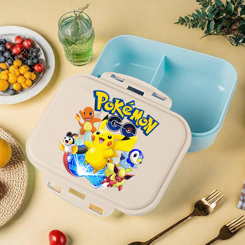 Food Storage Cabinet - Cute Pokemons Bento Lunch Box Cartoon