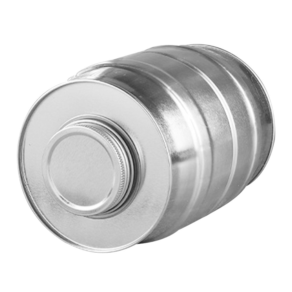 Food Storage Jars Plastic - Vintage Wine Barrel Design Airtight Coffee