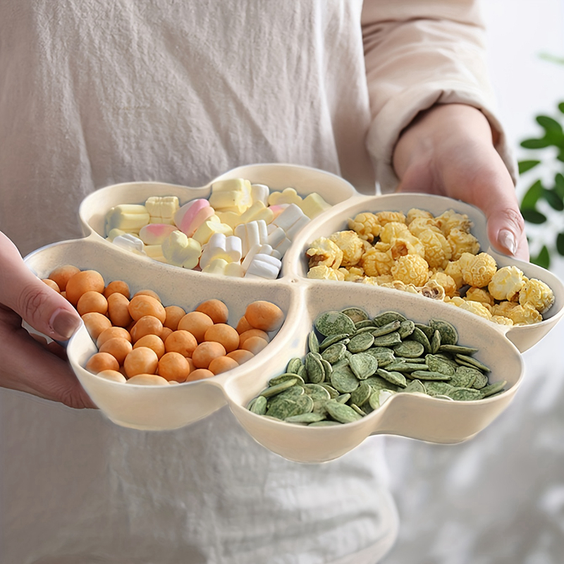Food Storage With Dividers - Heart Shaped Fruit Platter Creative Plates
