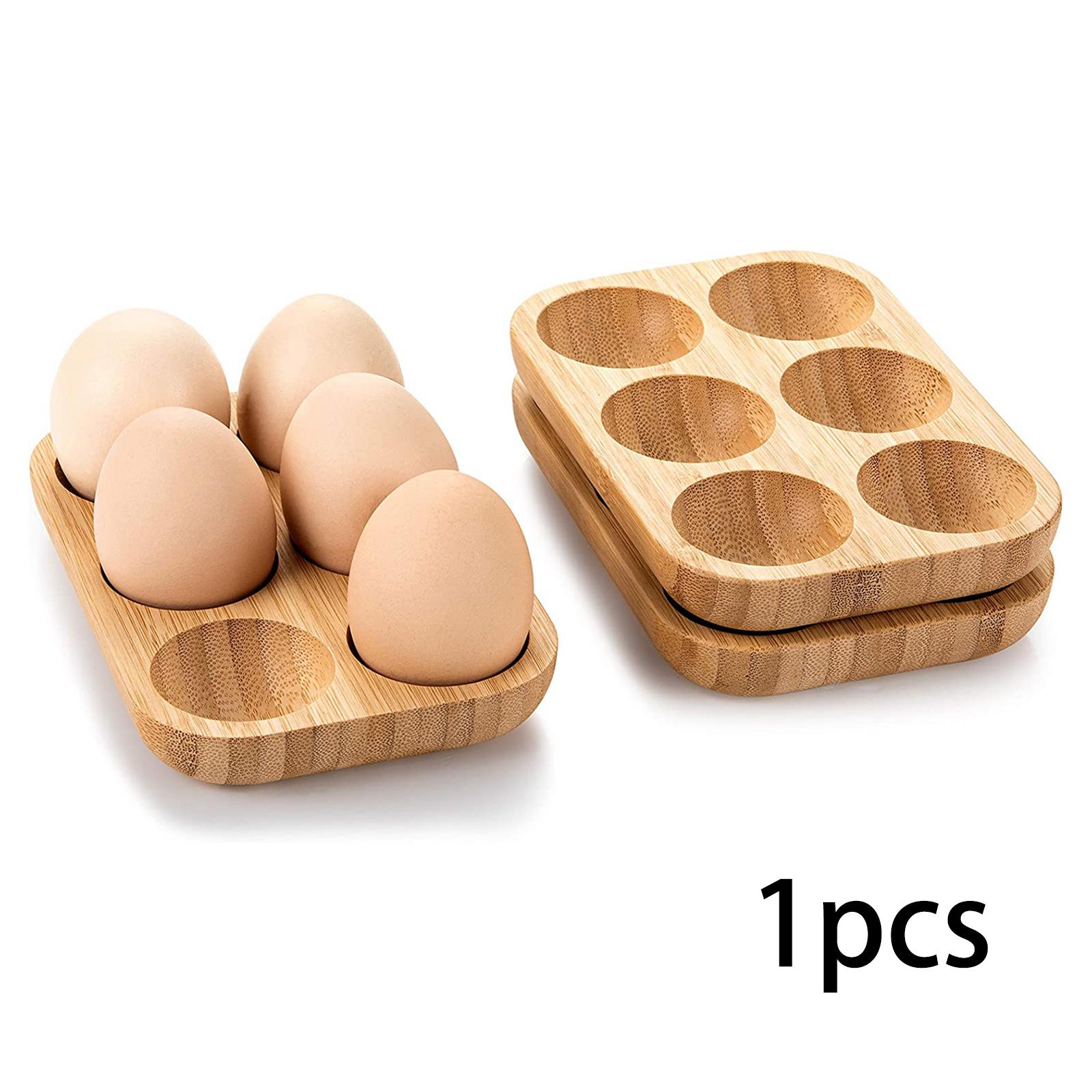 Food Storage Cabinet - Egg Holder Portable 6 Grid Egg