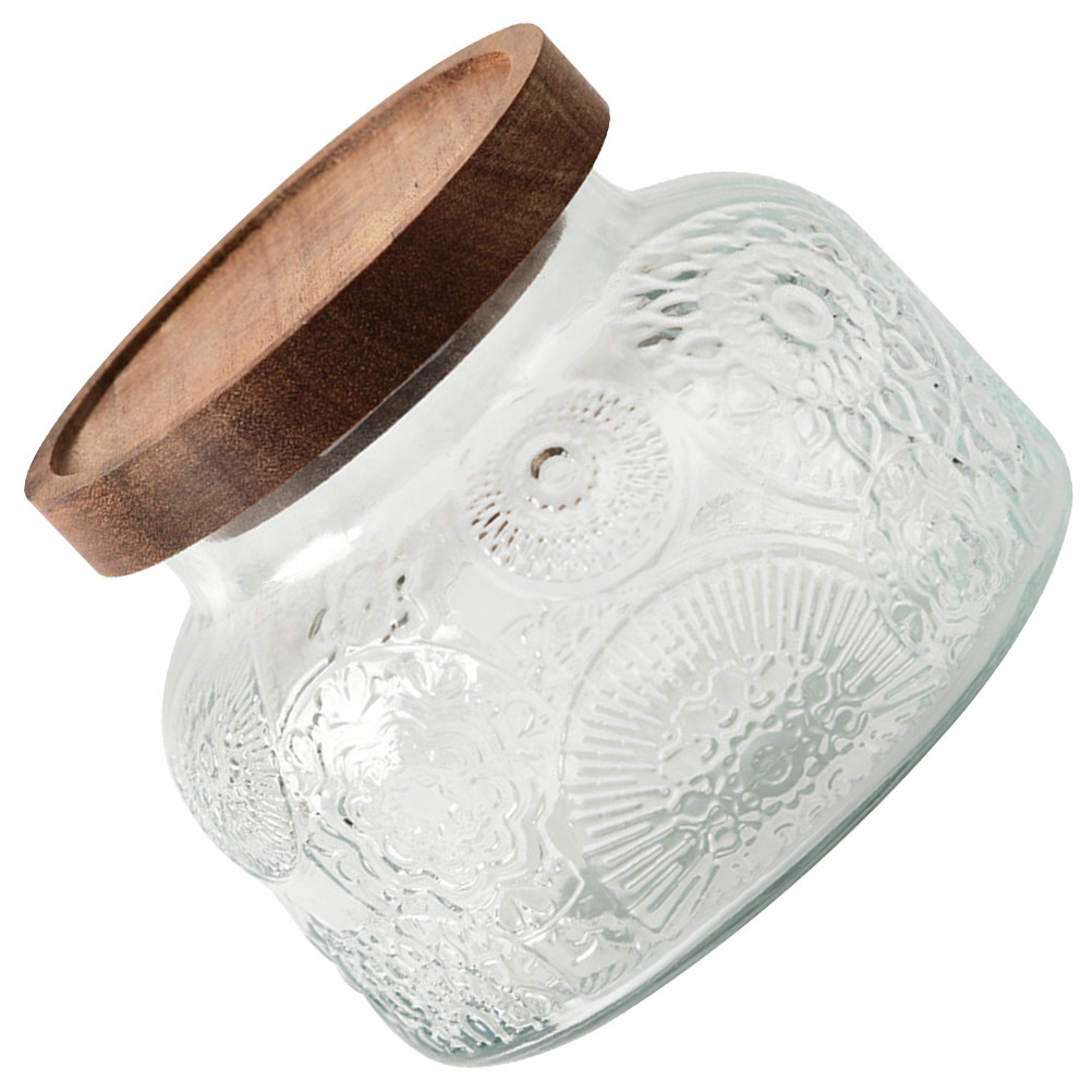 Airtight Cereal Jar - Airtight Glass Food Container with Natural