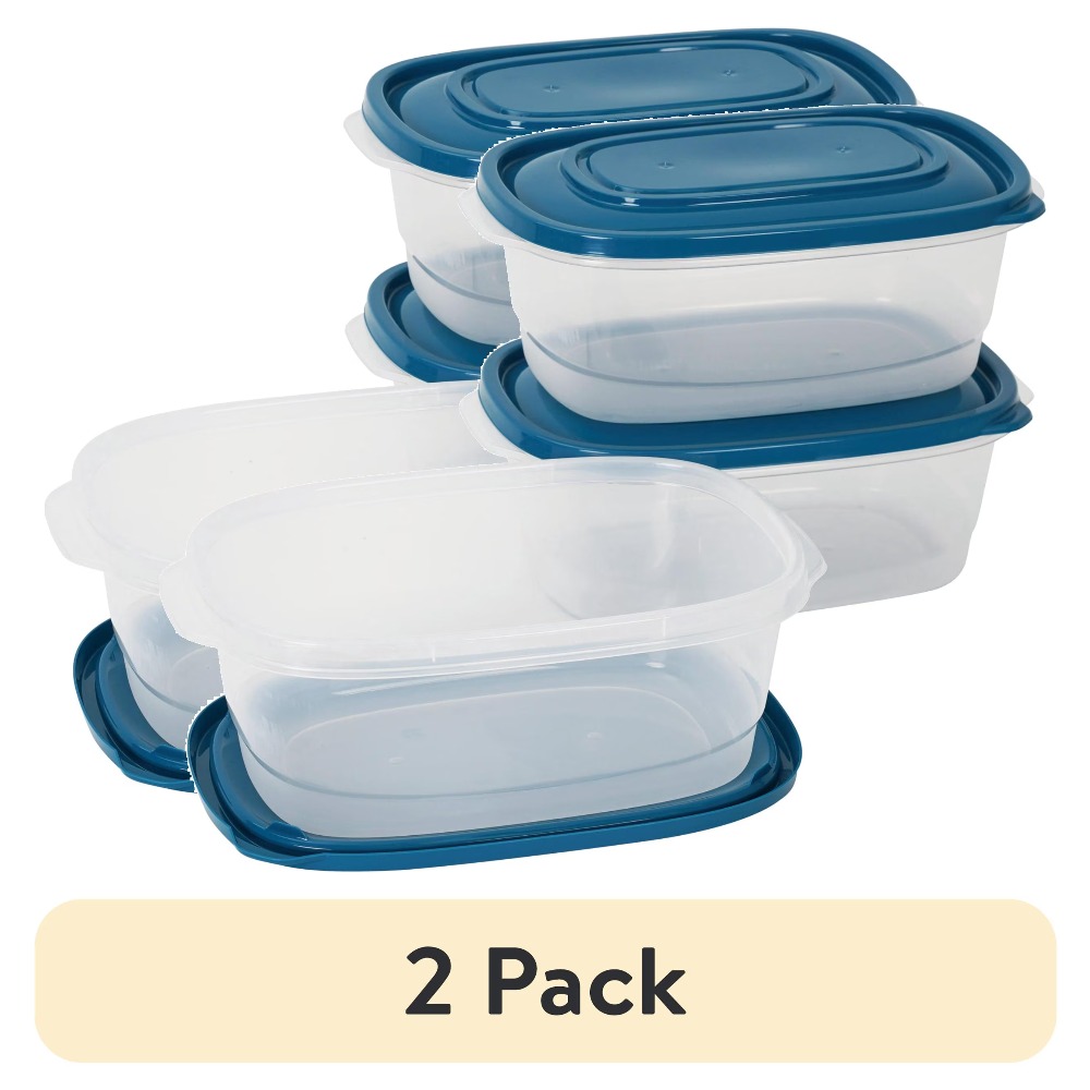 Food Storage For Pantry - Semi Durable Square Plastic Food Storage
