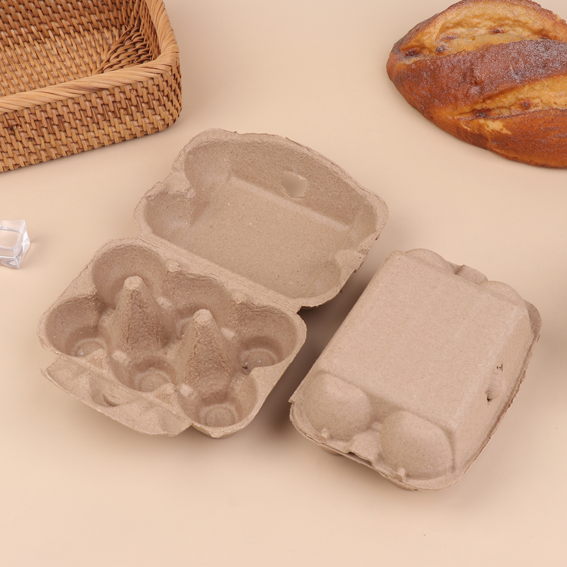 Egg Storage Holder - 10Pcs Pulp Egg Carton 15cm Reusable