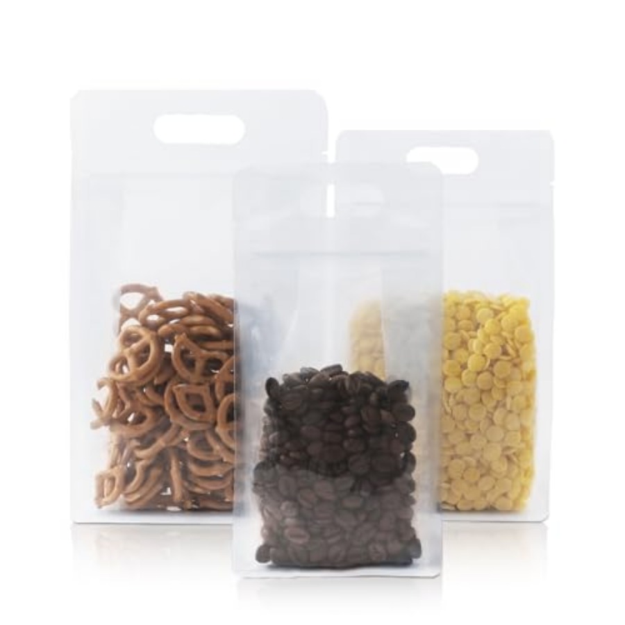 Food Storage With Lock - 00 Pack Resealable Bags, 5.5x9.4 Inch