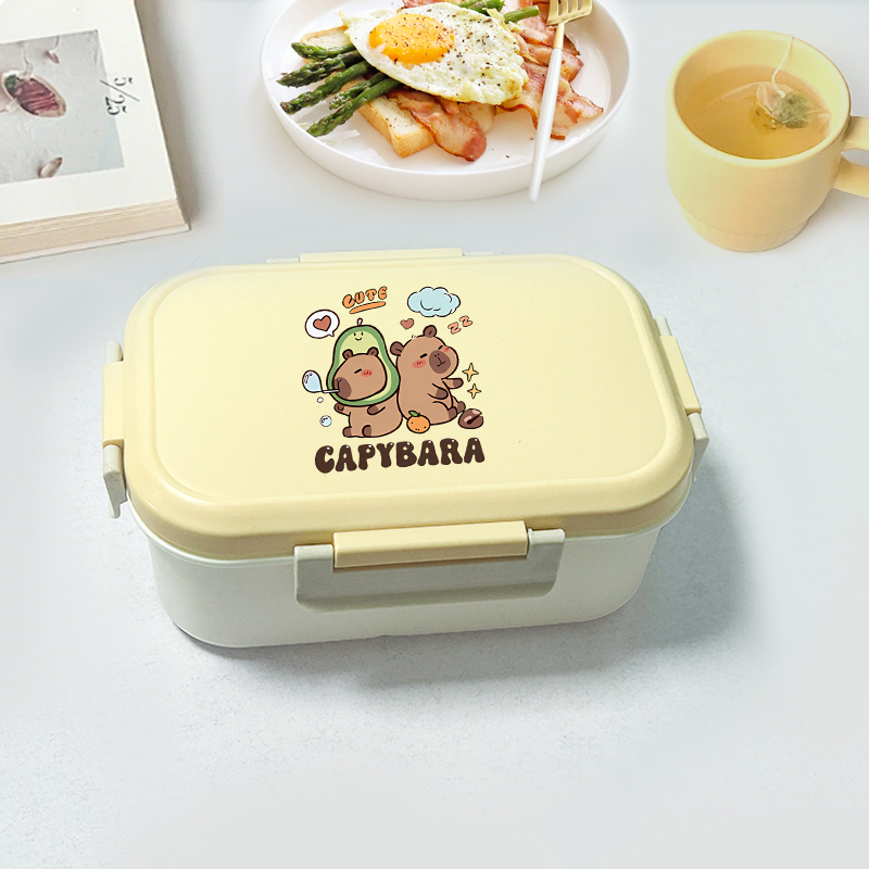 Food Storage And Preservation - Capybara Bento Lunch Box Cartoon Figure
