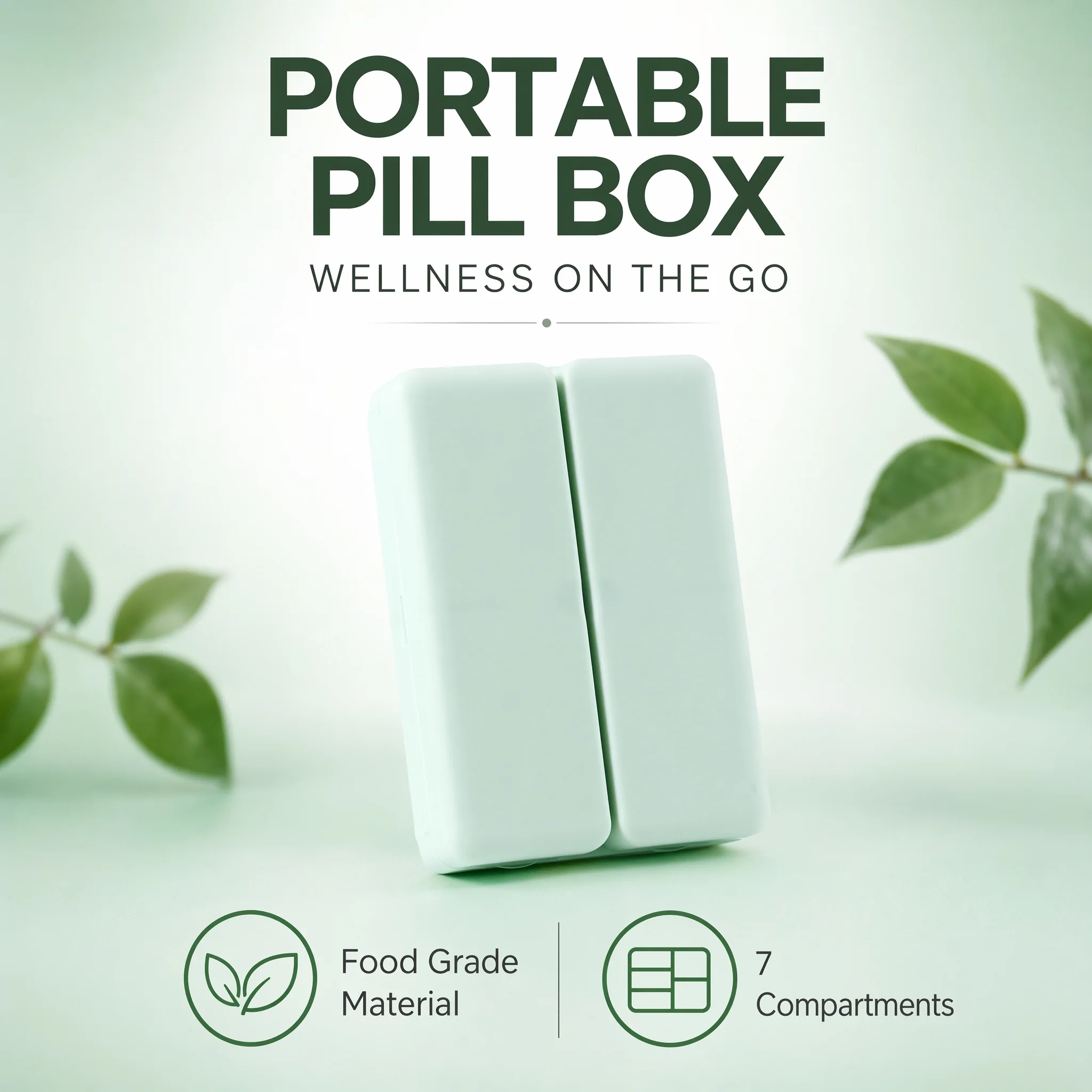 Food Storage Unit - 1 Pcs Double-Layer Magnetic Independent Folding