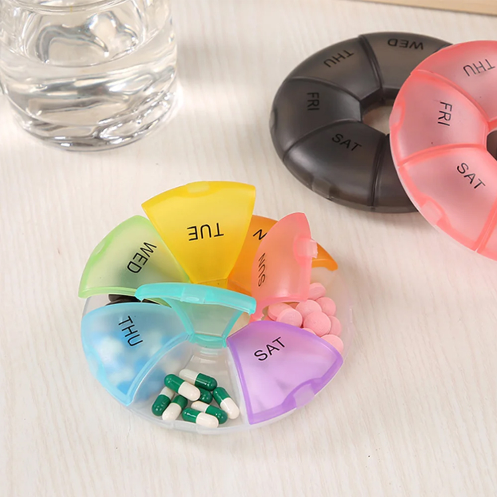 Pill Box Compartments Portable - Food Storage Unit recension och pris