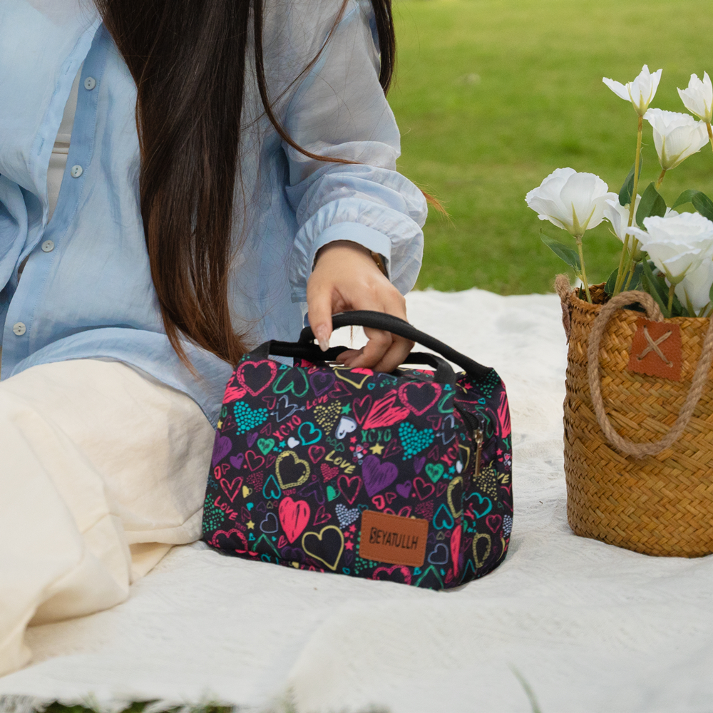 Lunch Bag Cooler Bag Picnic Bo - Food Storage Hot Box recension och pris