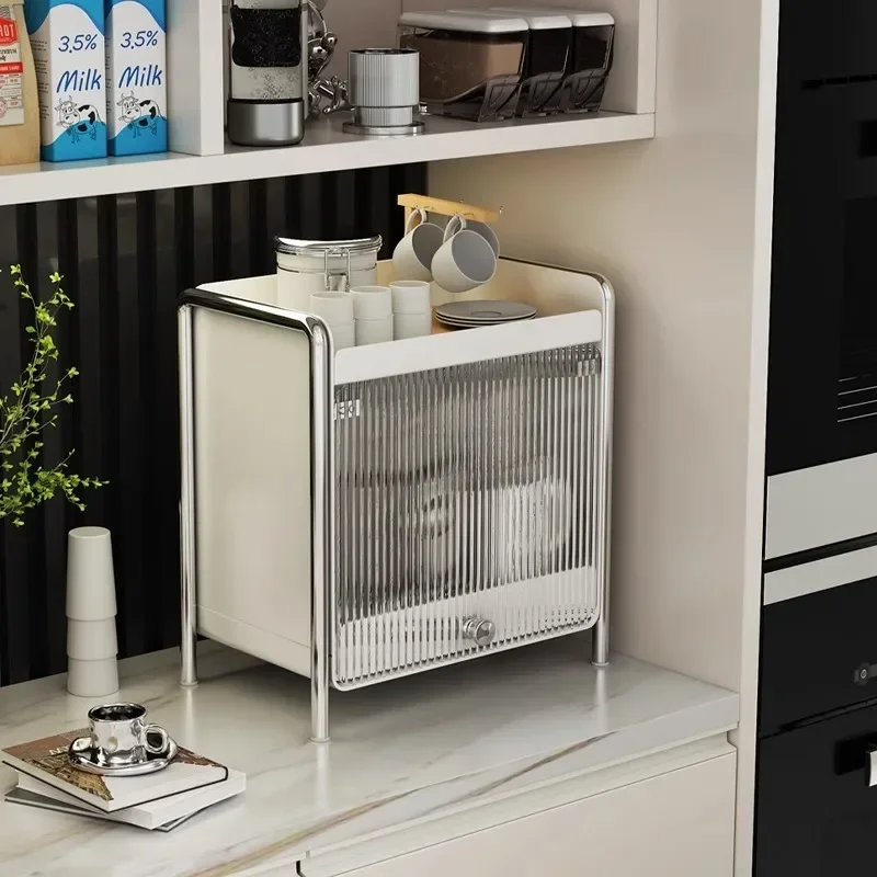Desktop Organizer Storage Cabi - Food Storage In Cabinets recension och pris