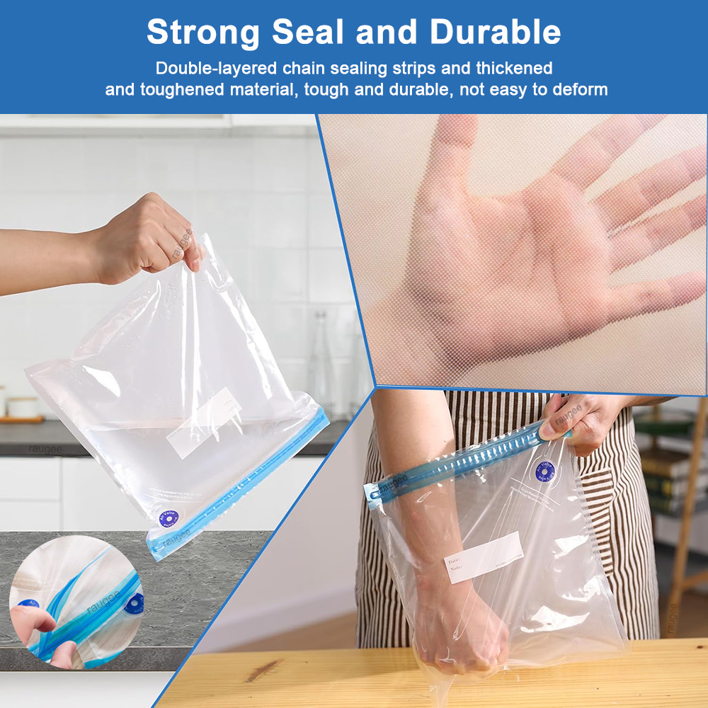 Vacuum Bags Reusable Food Vacu - Food Storage Reusable Bags recension och pris