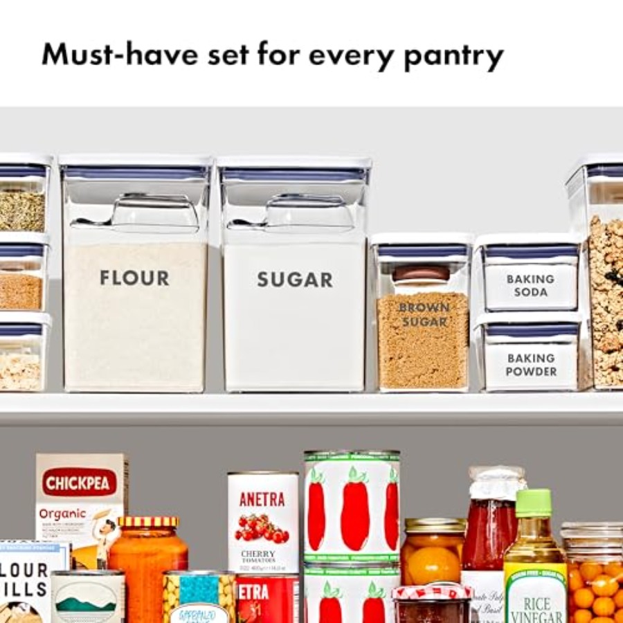 8-Piece Prelabeled Baking POP  - Food Storage For Long Term recension och pris