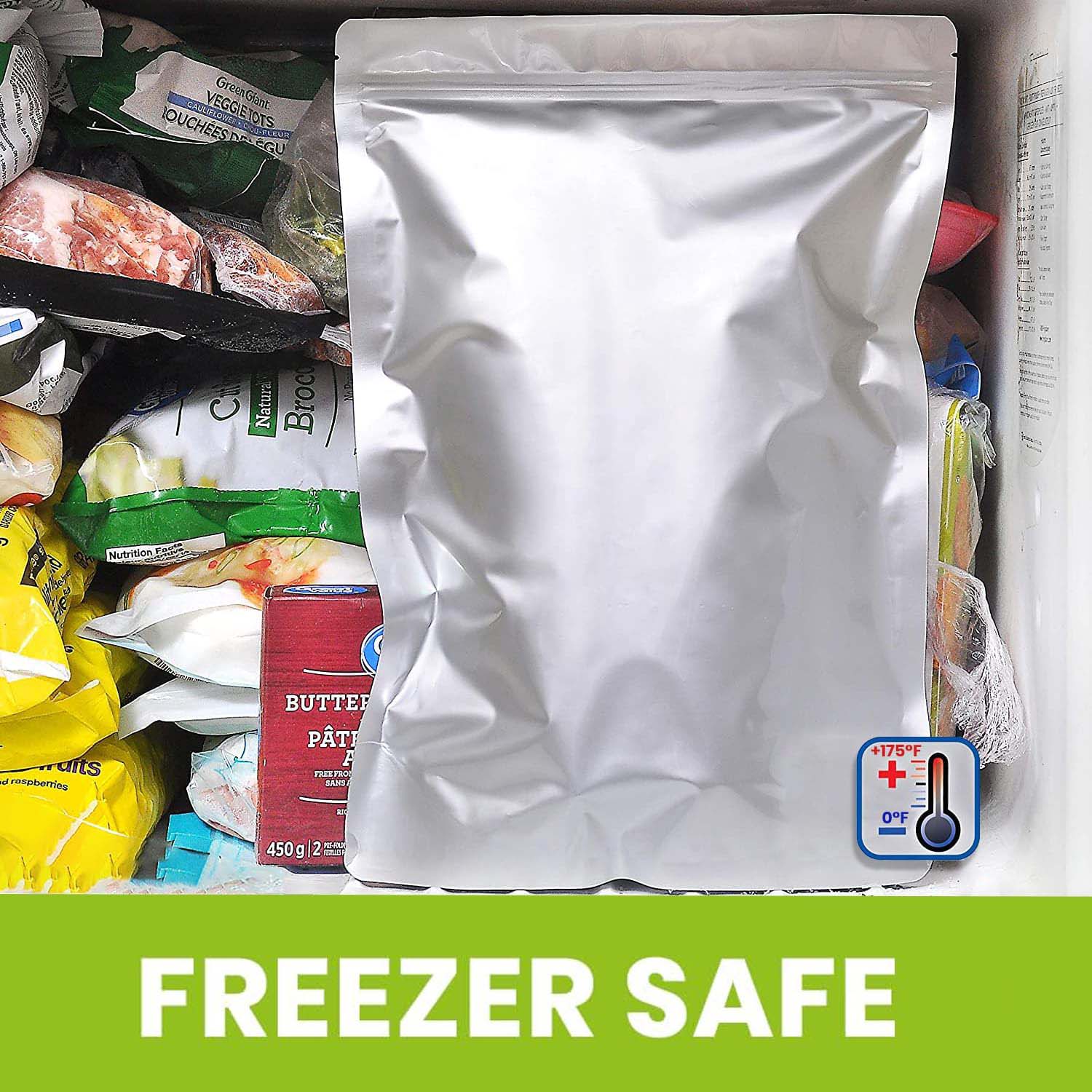 0.25/1/2.5/5 Gallon Mylar Bags - Food Storage For Long Term recension och pris
