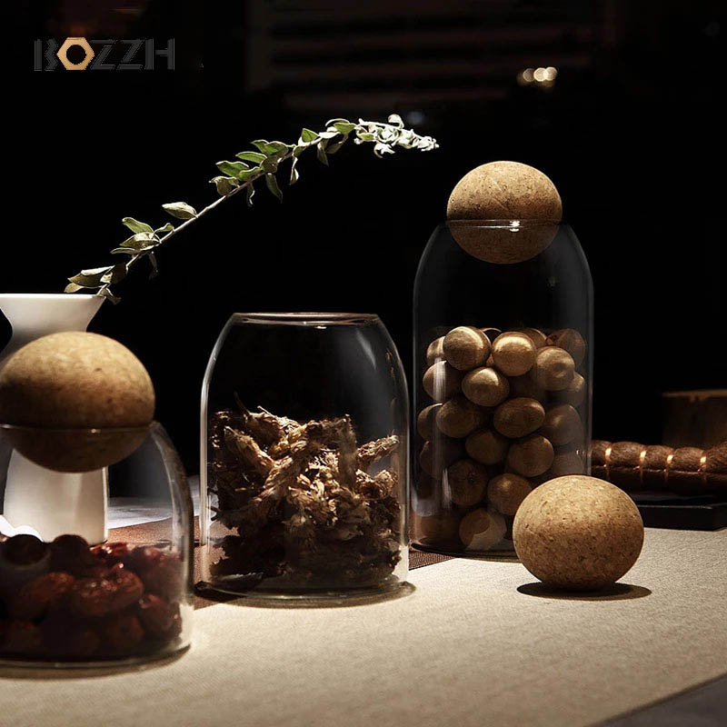 BOZZH Ball Cork Lead-free Glas - Food Storage Lidl recension och pris