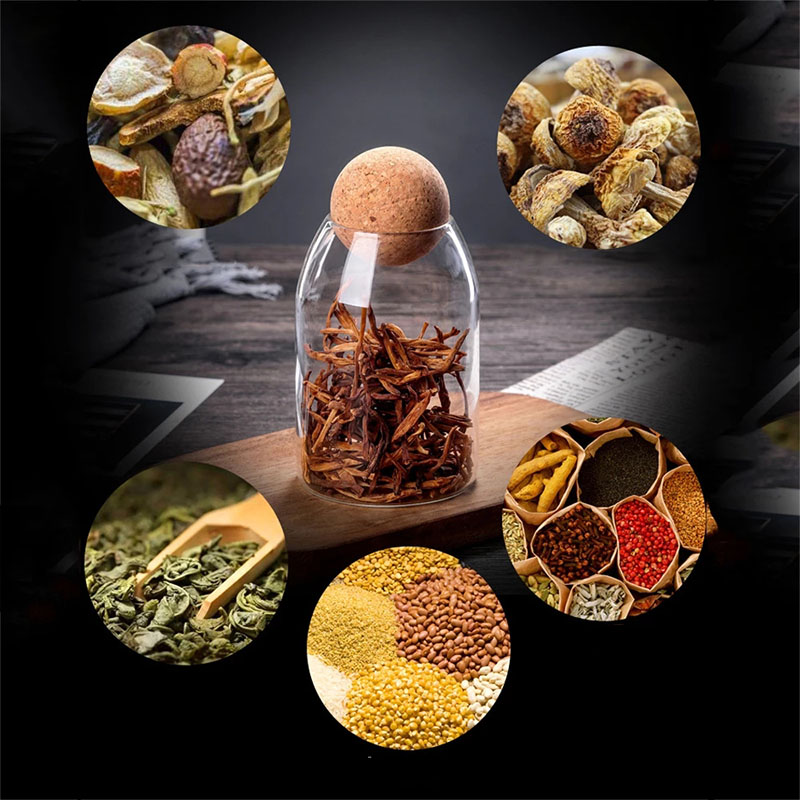 BOZZH Ball Cork Lead-free Glas - Food Storage Lidl recension och pris