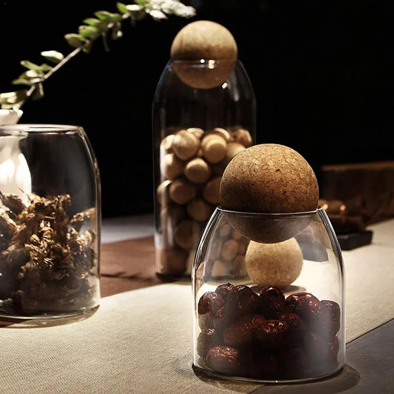 BOZZH Ball Cork Lead-free Glas - Food Storage Lidl recension och pris