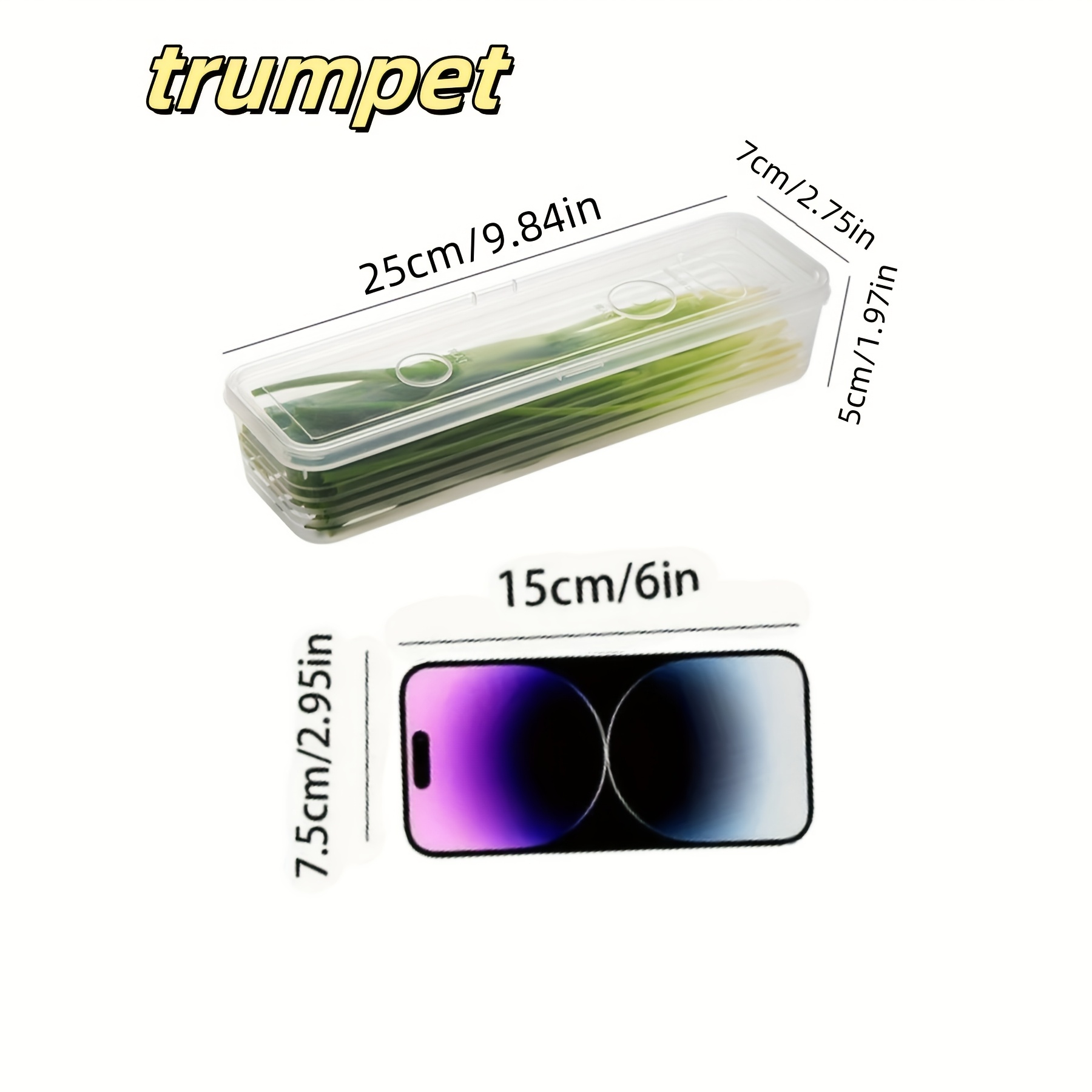 2/4/6pcs Food Vegetable Storag - Food Storage Jars Plastic recension och pris