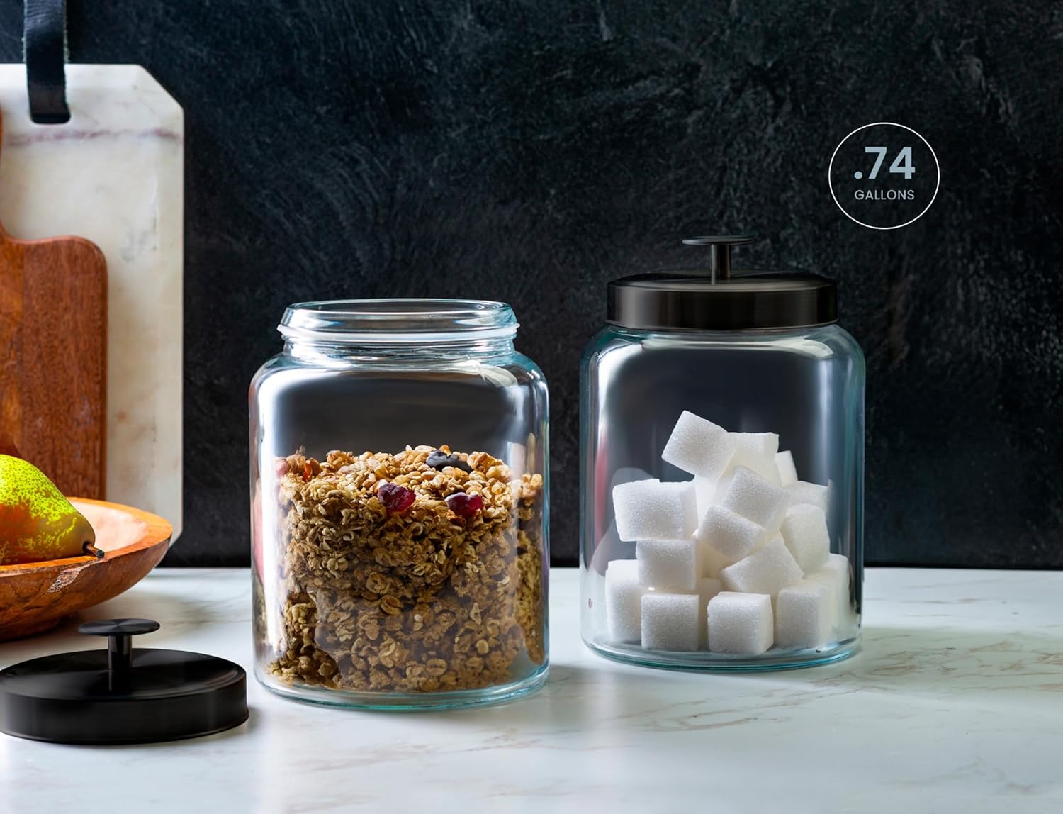 Glass Kitchen Canister Set, Fo - Food Storage For Pantry recension och pris