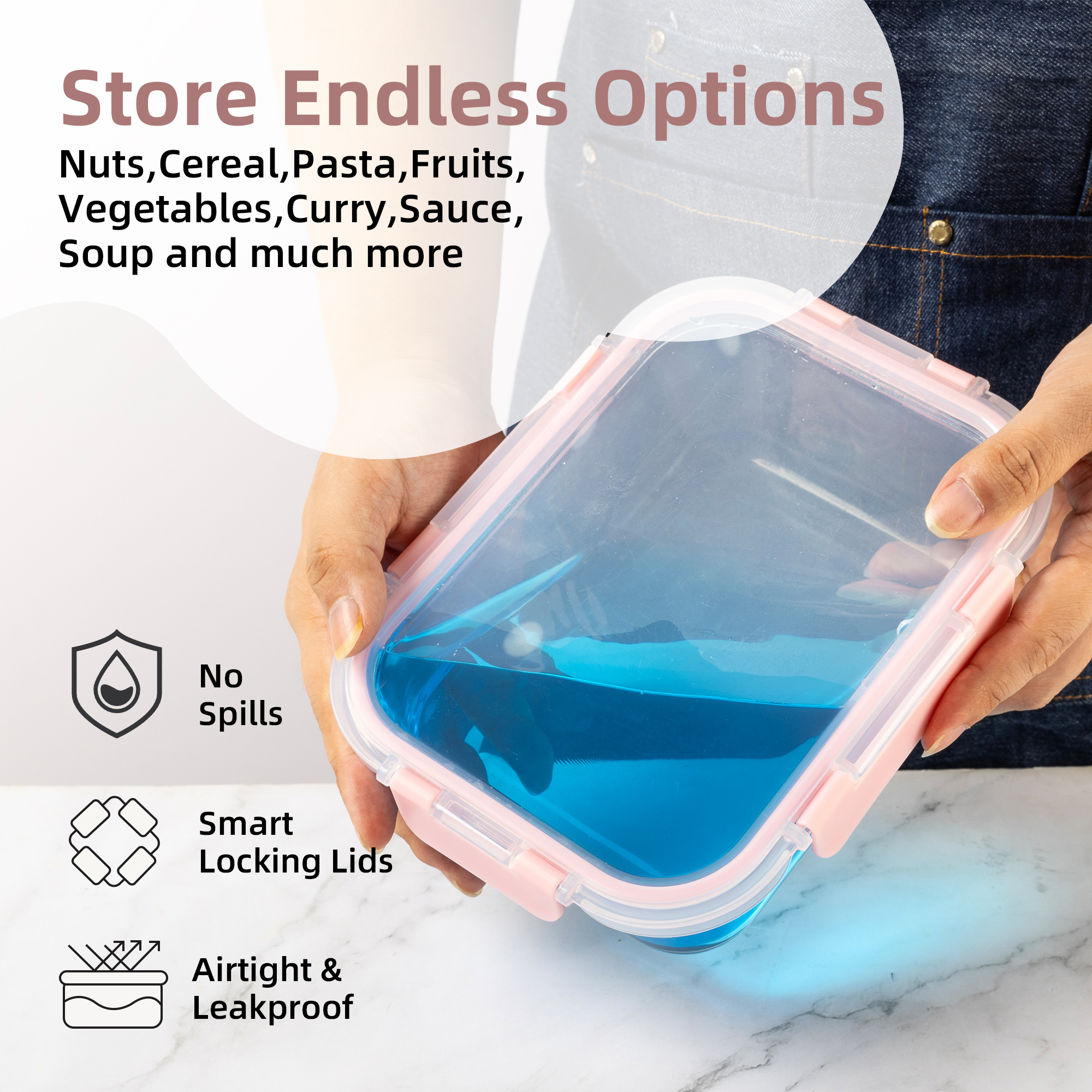16-Piece Glass Food Storage Co - Food Storage And Preservation recension och pris