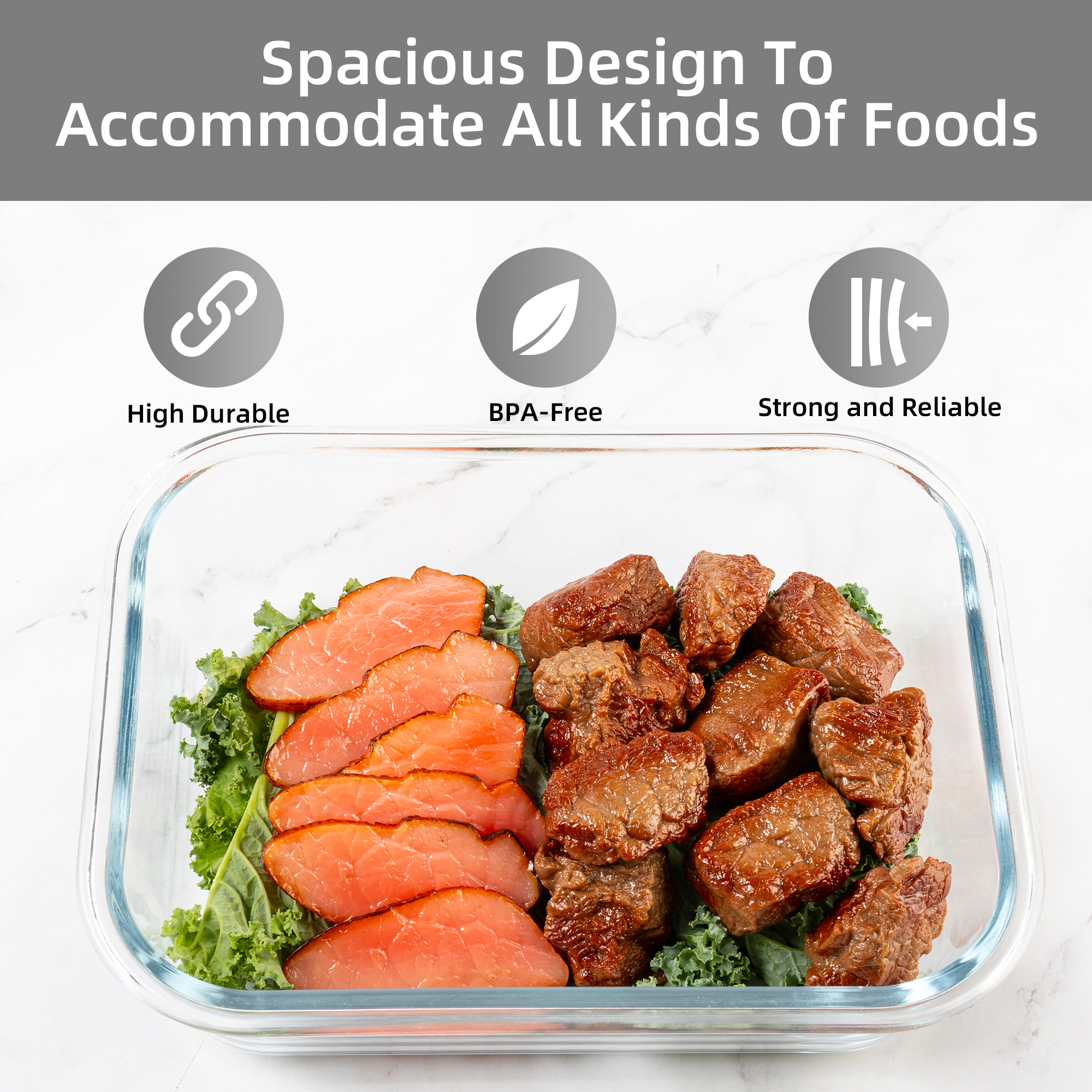 16-Piece Glass Food Storage Co - Food Storage And Preservation recension och pris