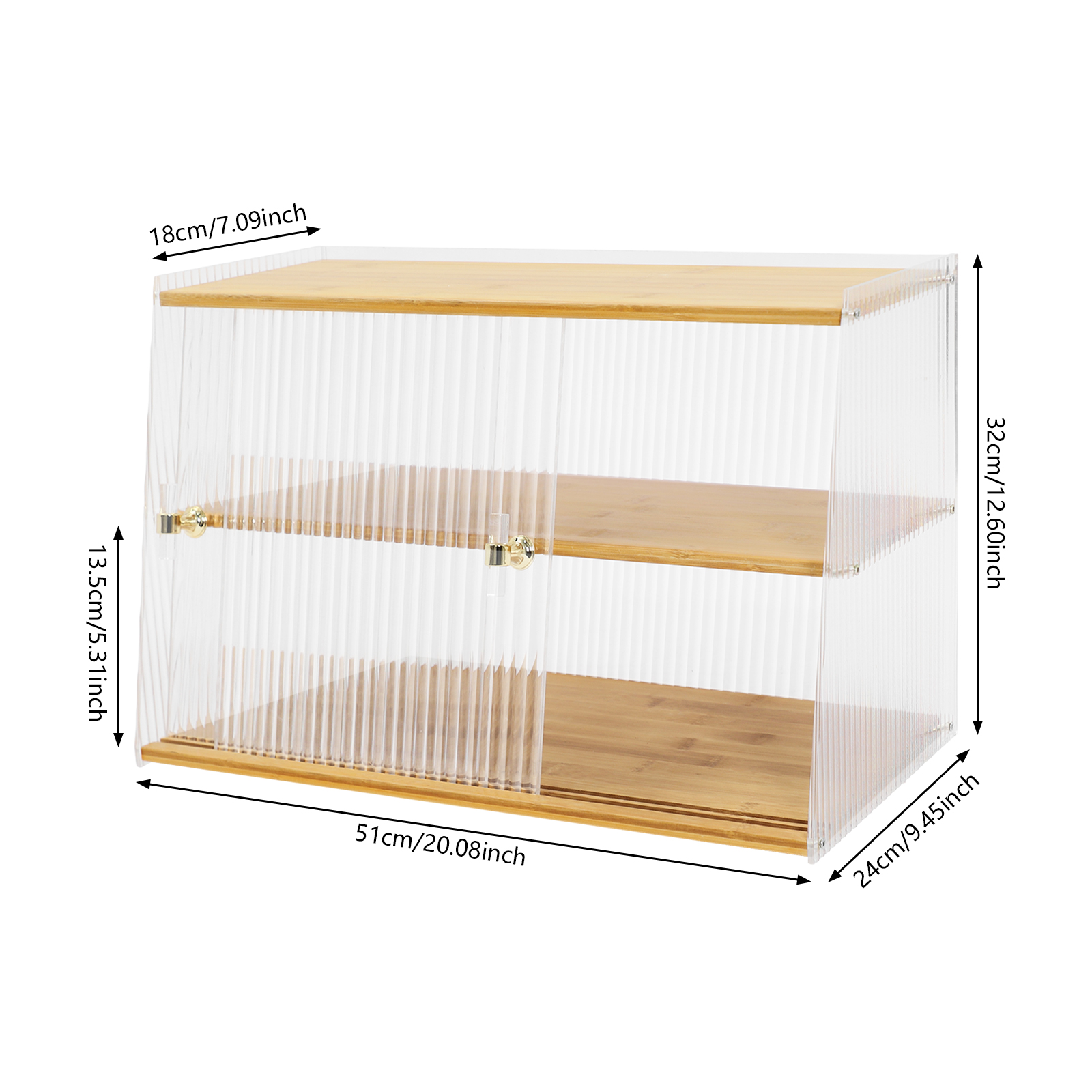 Cup Storage Rack, Bamboo Sideb - Food Storage For Pantry recension och pris