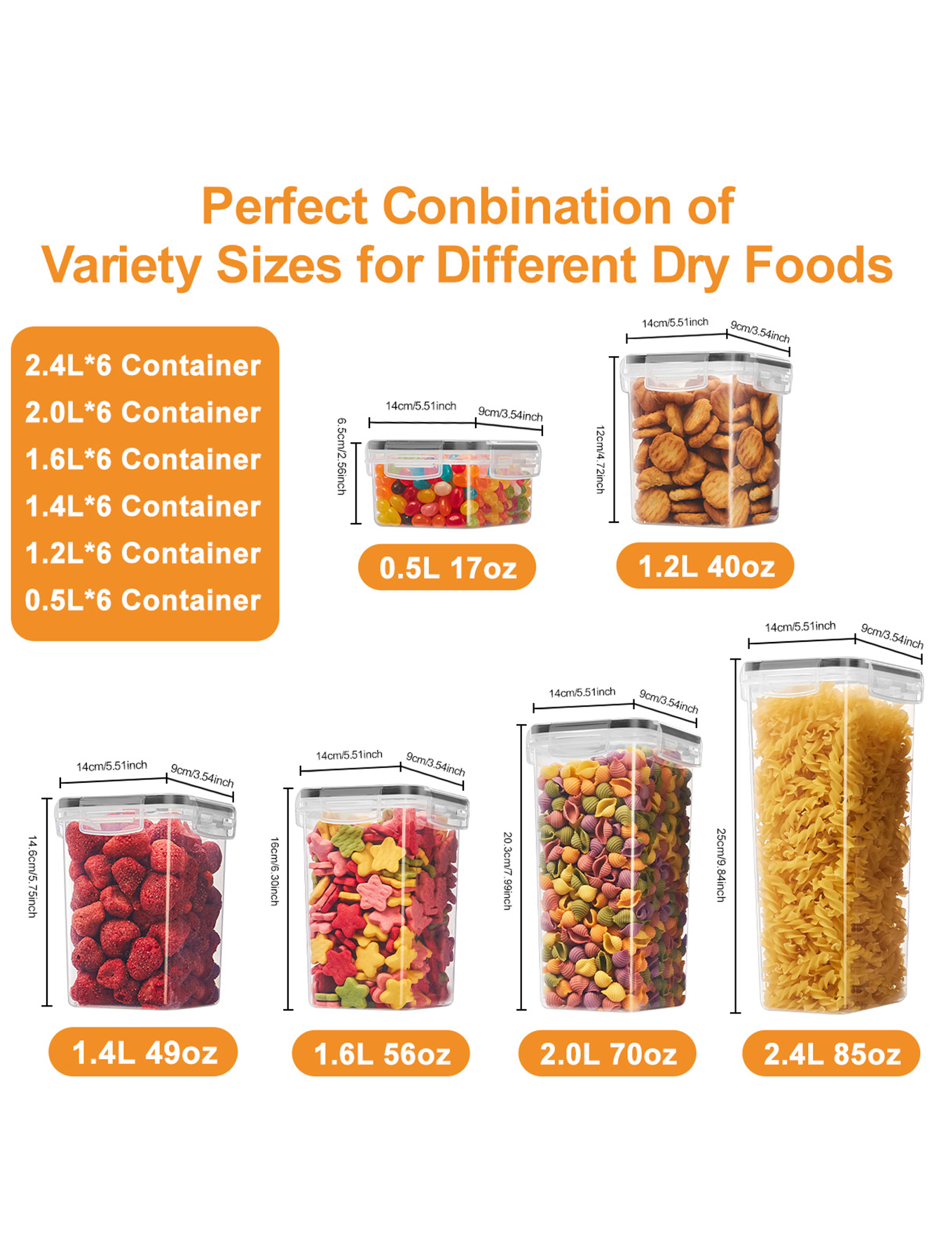 36PCS-Closed food storage cont - Food Storage For Pantry recension och pris
