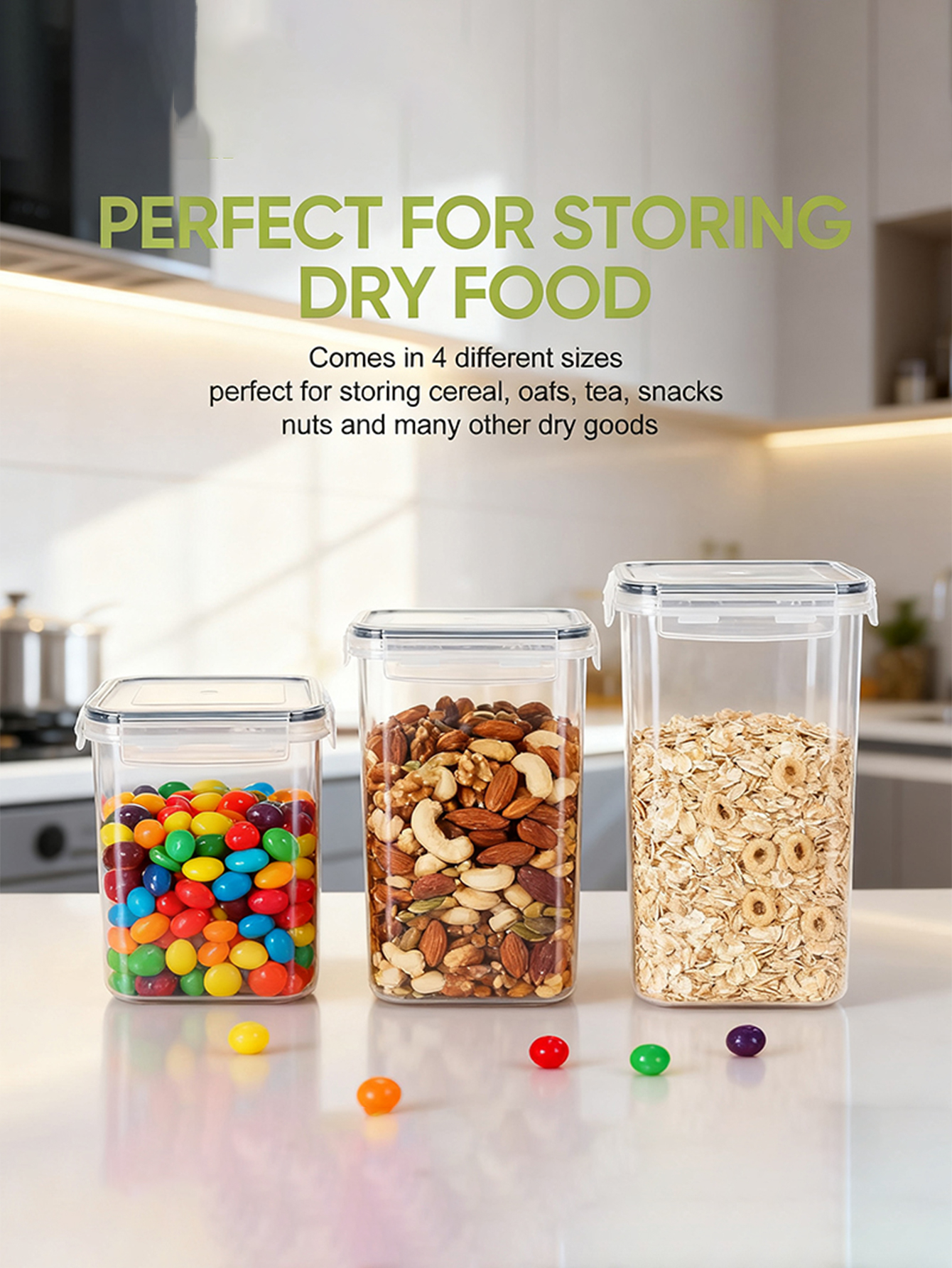 36PCS-Closed food storage cont - Food Storage For Pantry recension och pris