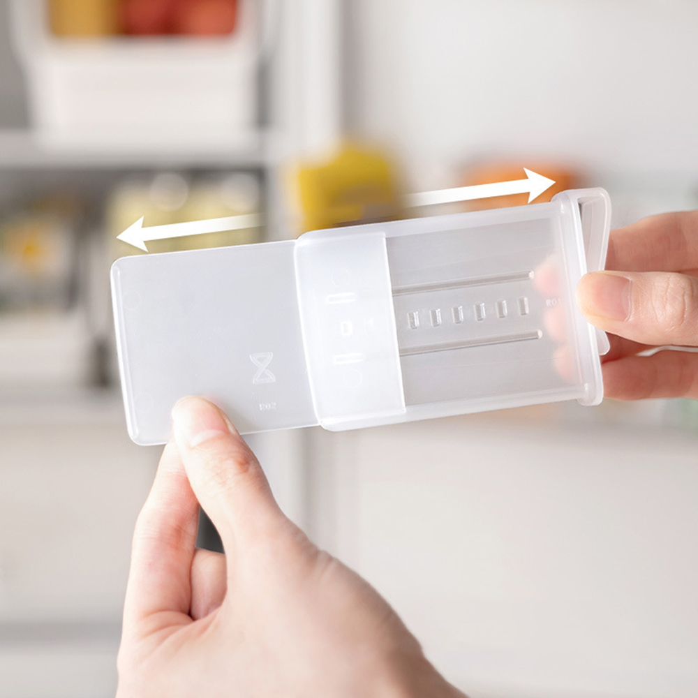 4/8-Pack Transparent Refrigera - Food Storage With Dividers recension och pris