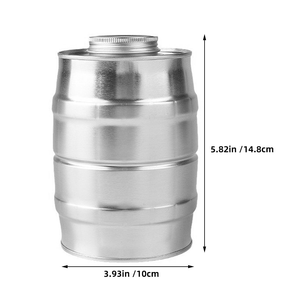Vintage Wine Barrel Design Air - Food Storage Jars Plastic recension och pris