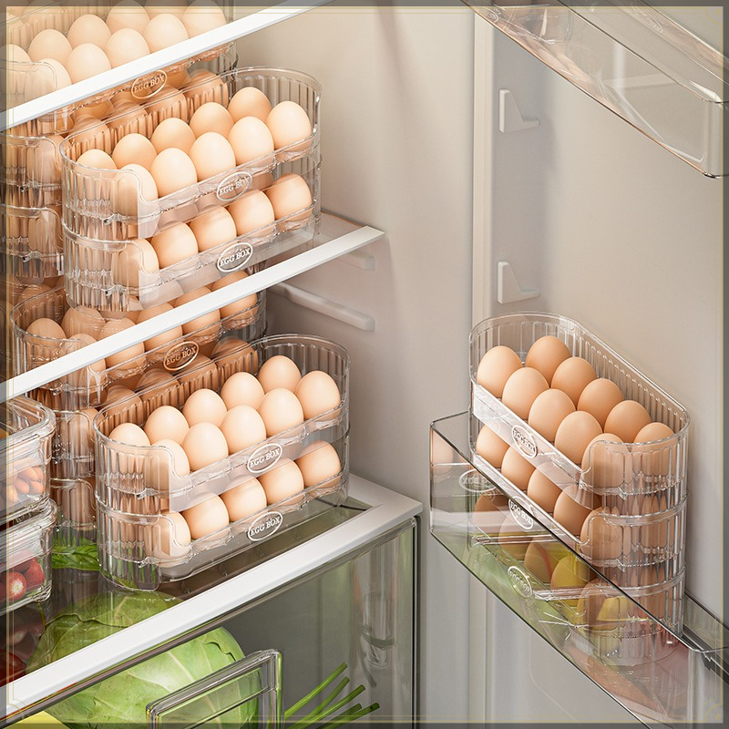 Stackable Egg Storage Box Mult - Egg Storage Holder recension och pris