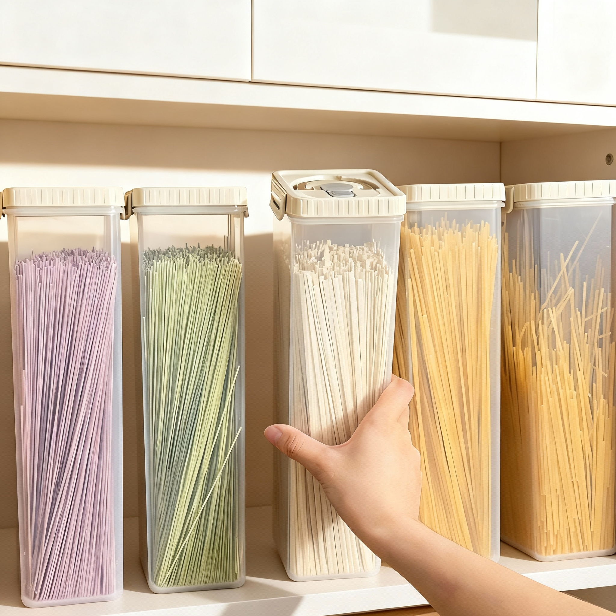 Noodles Sealed Storage Box Wit - Food Storage Jars Plastic recension och pris