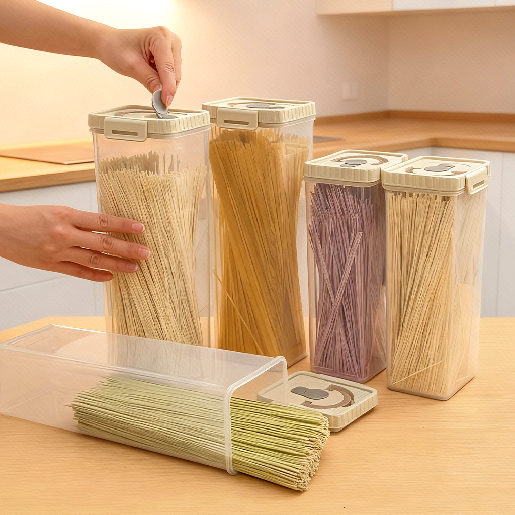 Noodles Sealed Storage Box Wit - Food Storage Jars Plastic recension och pris