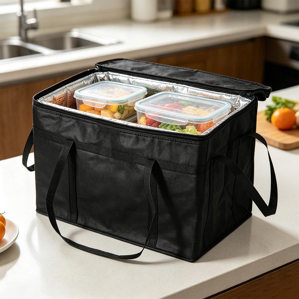 Insulated Thermal Tote Bag Big - Food Storage In Cooler recension och pris
