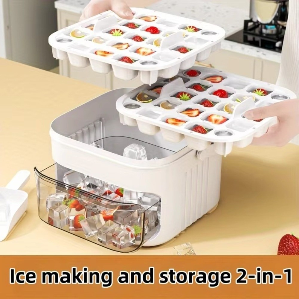 50-Cube Ice Maker with Easy Pr - Food Storage Machine recension och pris