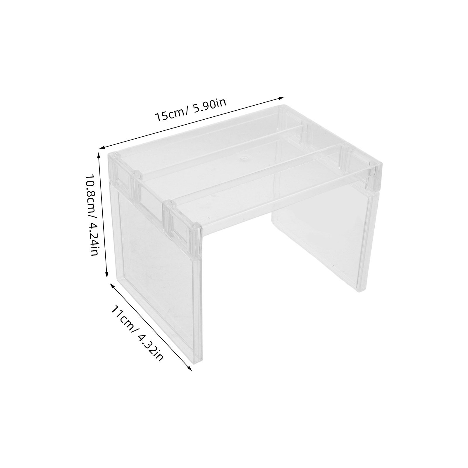 2Pcs Clear Refrigerator Organi - Food Storage With Dividers recension och pris