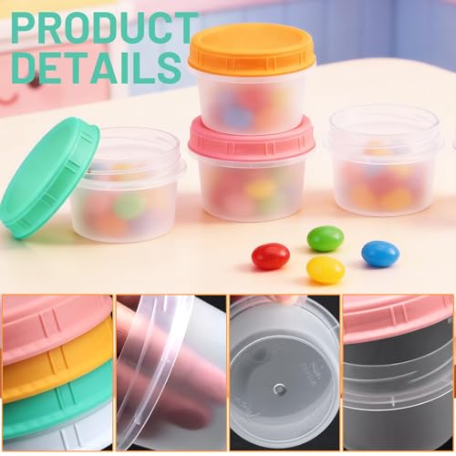 12 Pack Freezer Containers wit - Food Storage Plastic Containers With Lids recension och pris