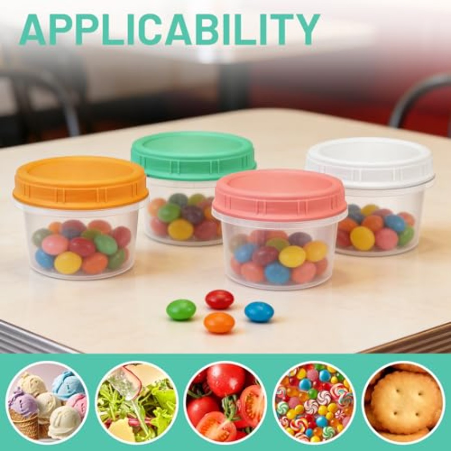 12 Pack Freezer Containers wit - Food Storage Plastic Containers With Lids recension och pris