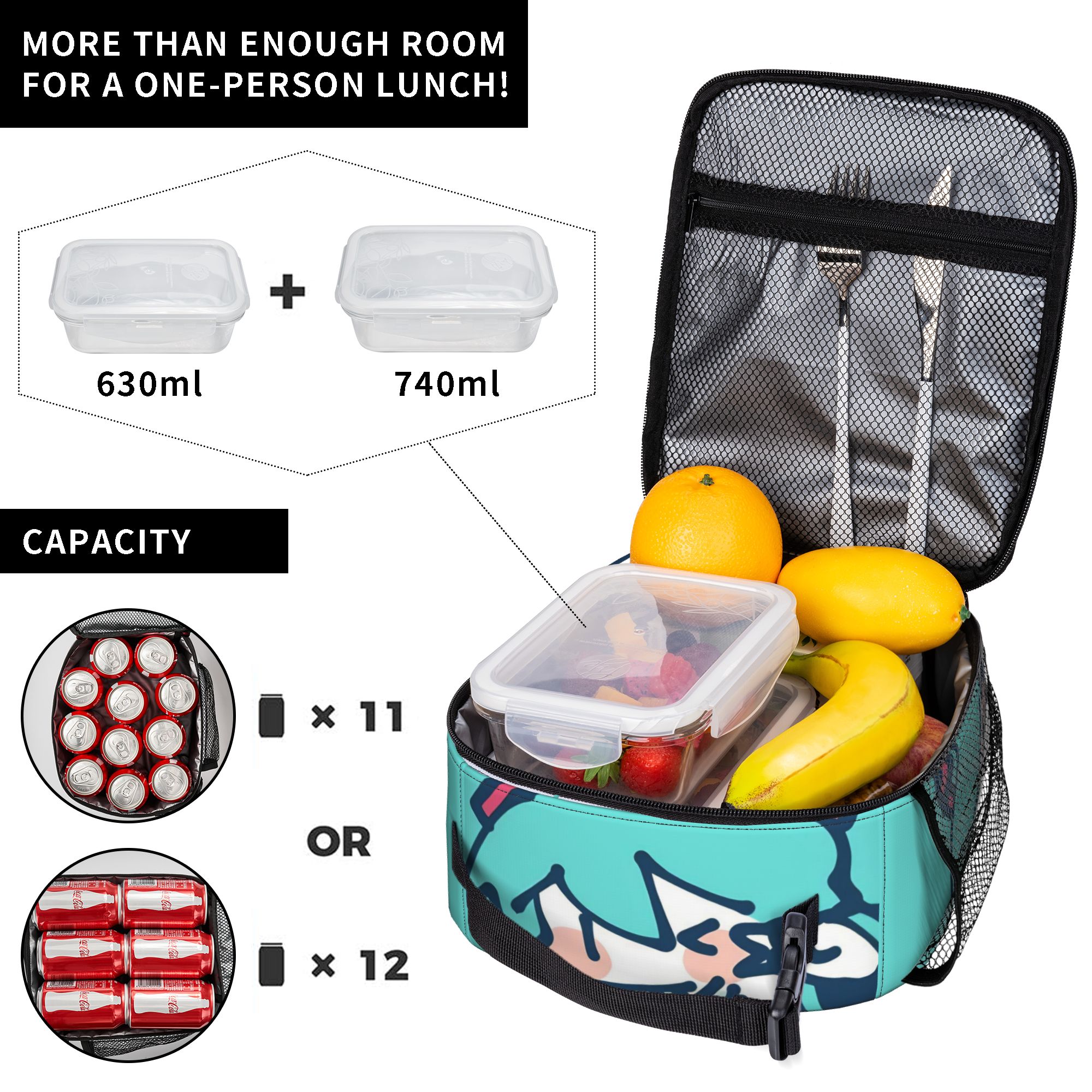 H-Hatsunes Mikus Chibi Kawaii  - Food Storage Reusable Bags recension och pris
