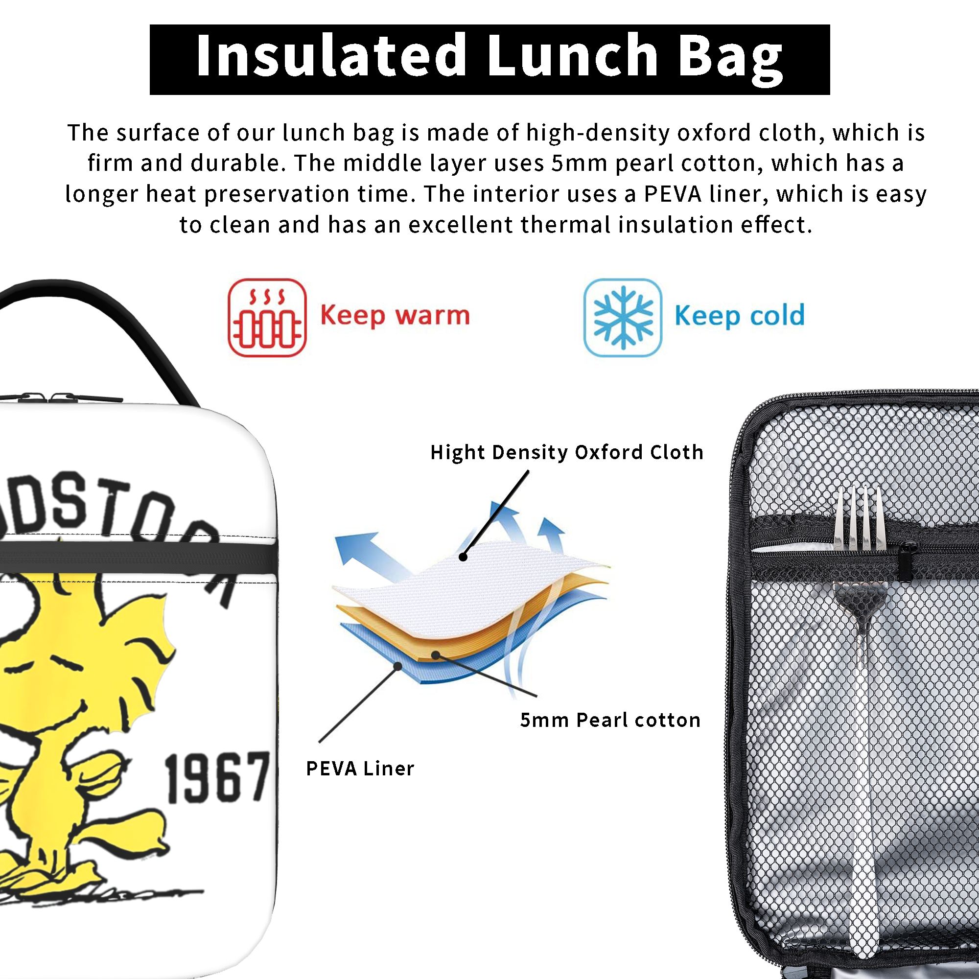 Peanuts Woodstock Snoopy Insul - Food Storage Warmer recension och pris