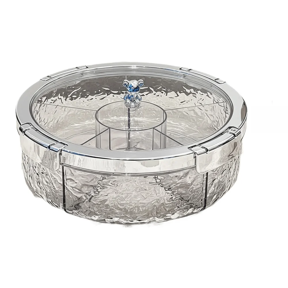 Acrylic Crystal-Cut Food Stora - Food Storage With Dividers recension och pris