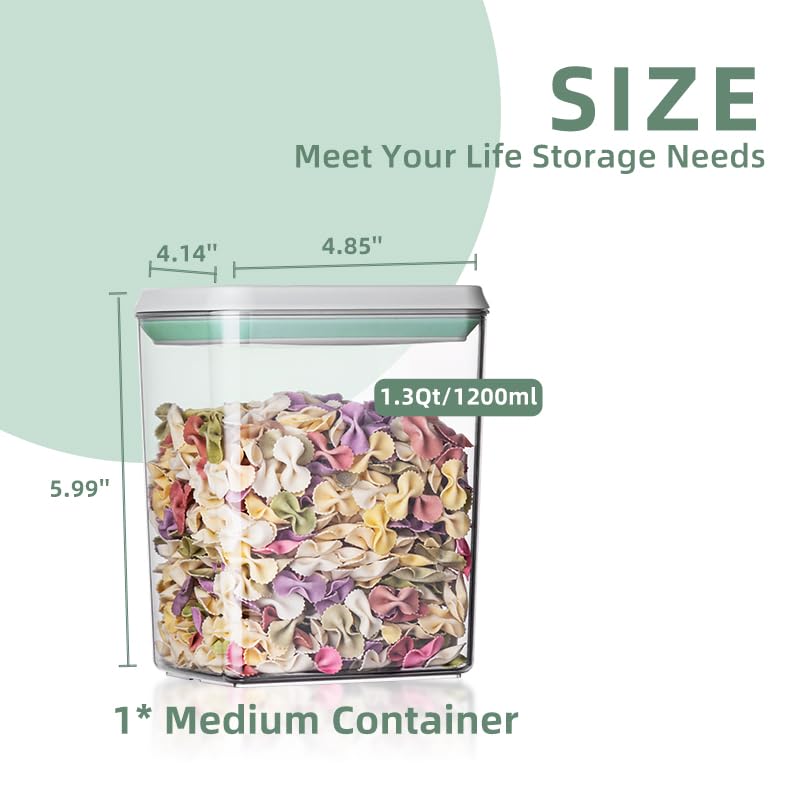 Ankou 3Pcs 1.2L Pop Airtight F - Food Storage And Preservation recension och pris