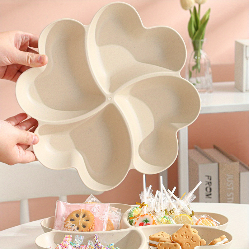 Heart Shaped Fruit Platter Cre - Food Storage With Dividers recension och pris