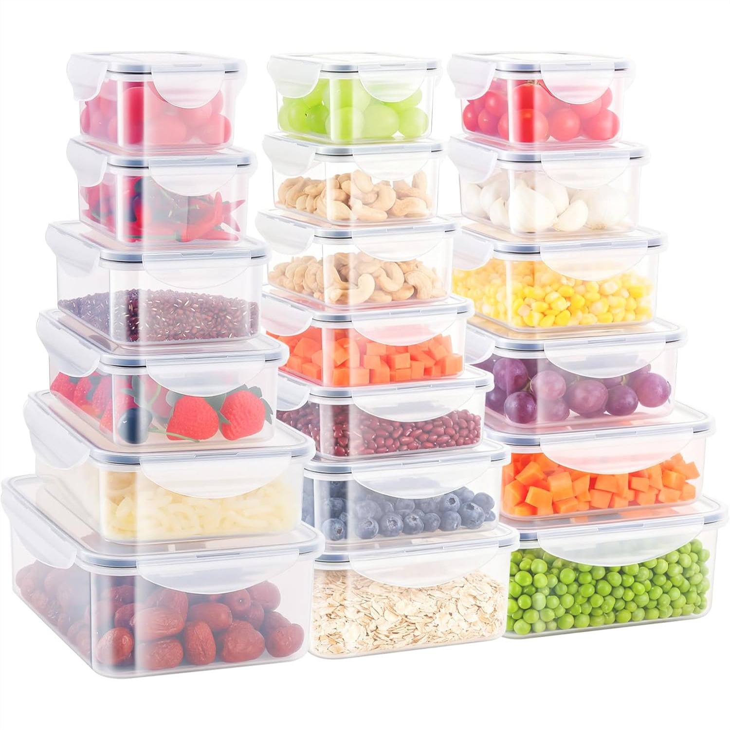 36 Piece Airtight Food Storage - Airtight Cereal Jar recension och pris