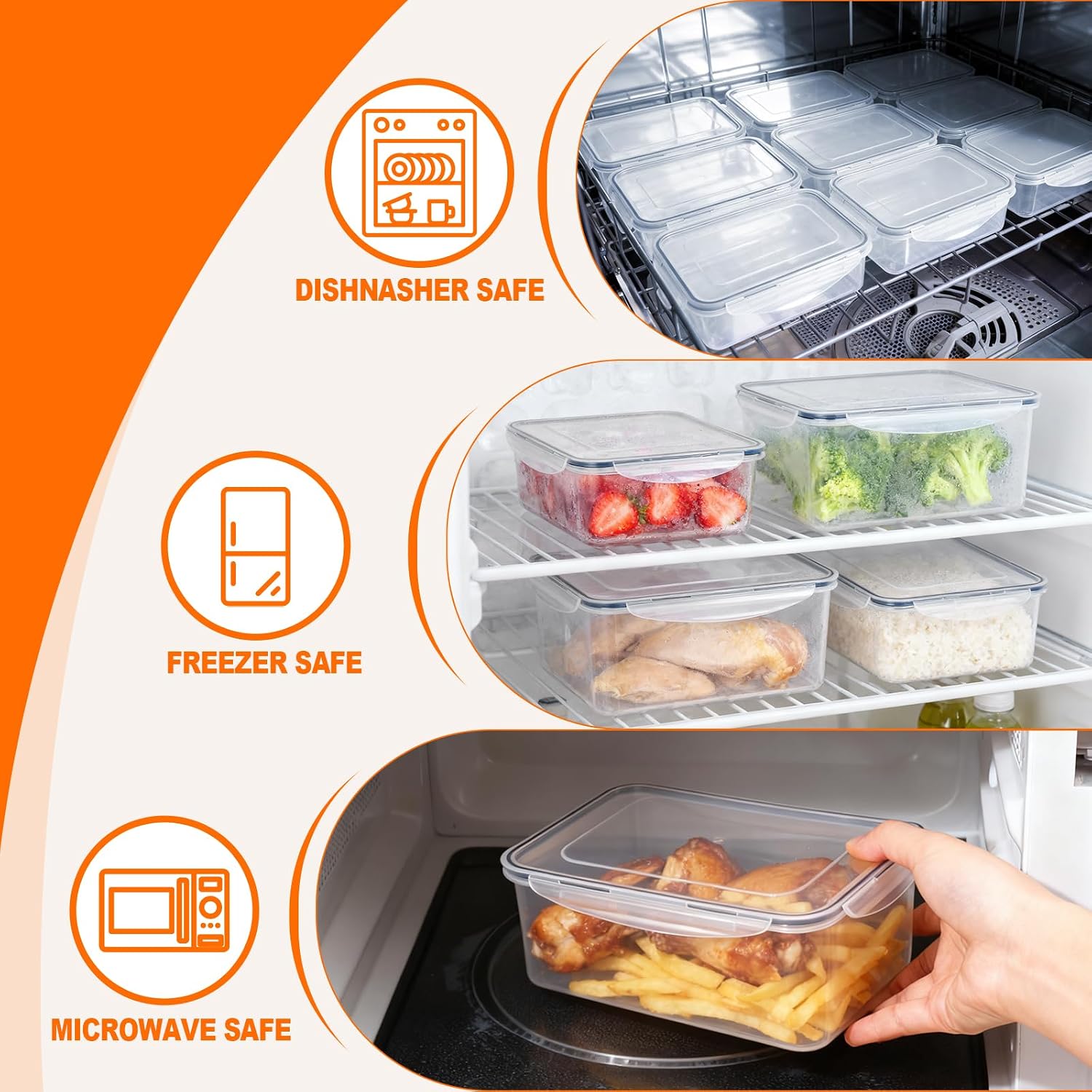 36 Piece Airtight Food Storage - Airtight Cereal Jar recension och pris