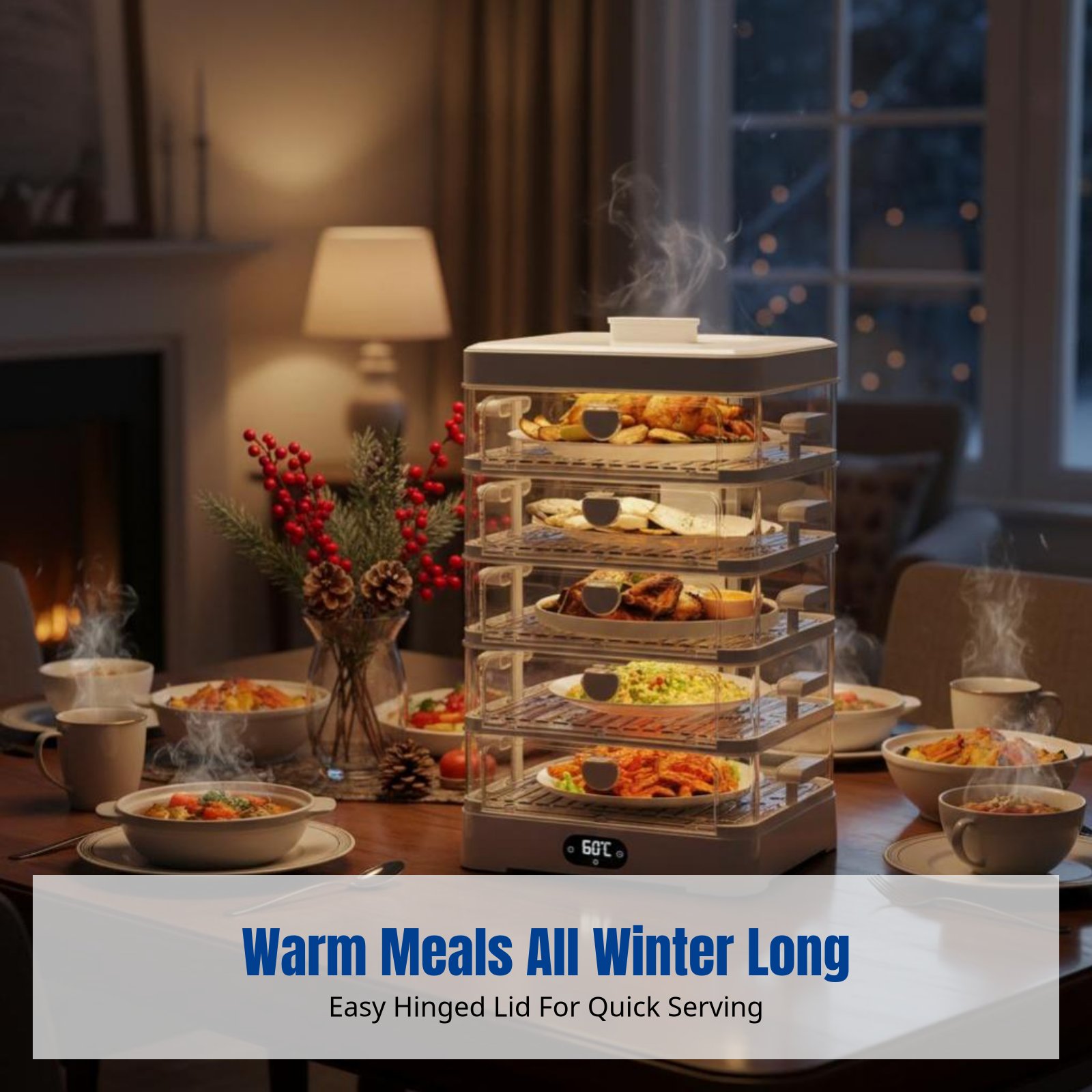 Electric Food Warmer Cover, In - Food Storage Warmer recension och pris