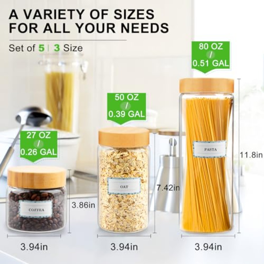 Curated Picks Airtight Glass J - Airtight Cereal Jar recension och pris