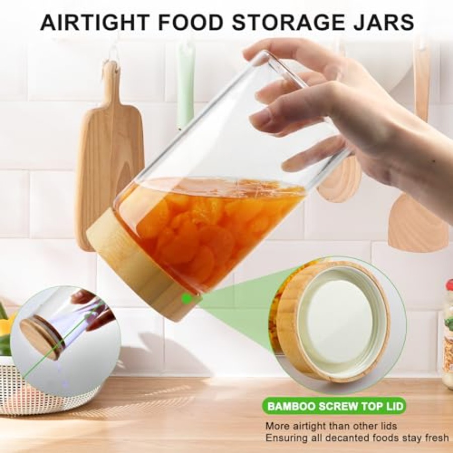 Curated Picks Airtight Glass J - Airtight Cereal Jar recension och pris