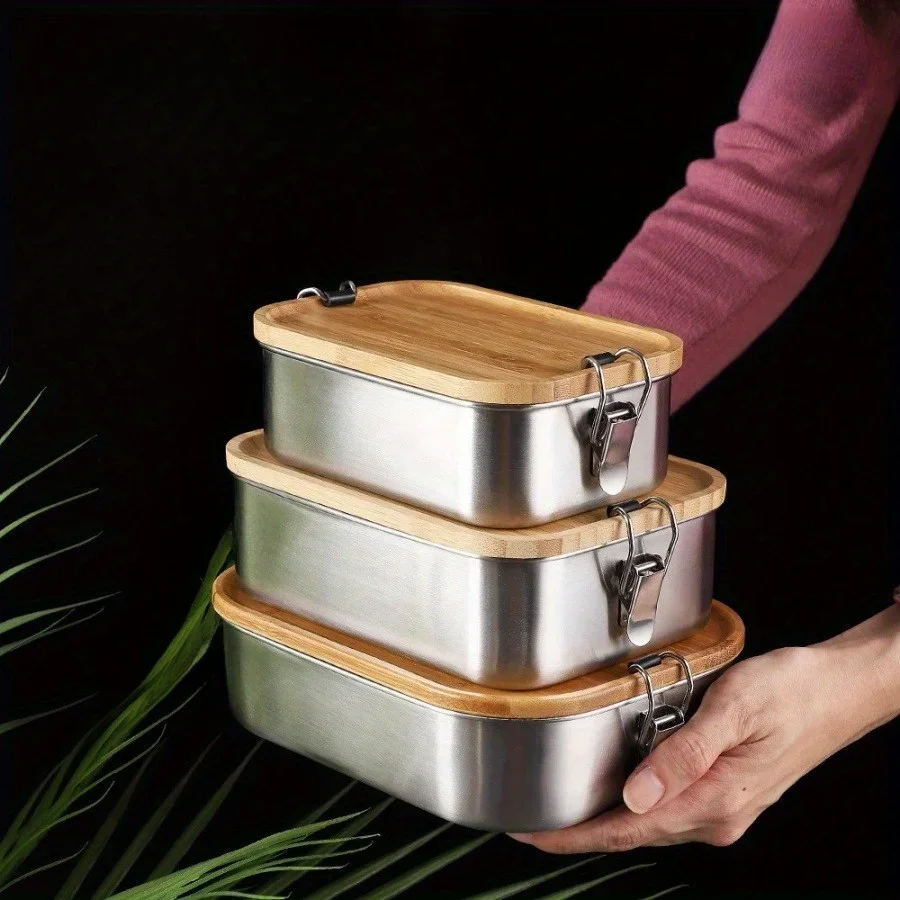 New 304 stainless steel bamboo - Food Storage Cabinet recension och pris