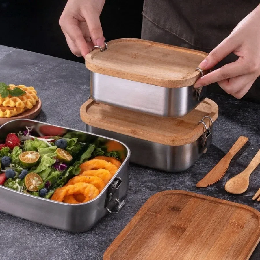 New 304 stainless steel bamboo - Food Storage Cabinet recension och pris